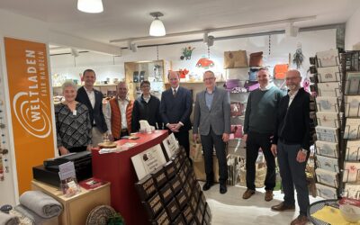 Besuch der Geschäftsleitung von SJD beim Verein „Weltladen Oberkirch e. V.“